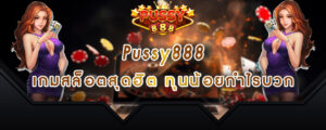 Pussy888 เกมสล็อตสุดฮิต ทุนน้อยกำไรบวก